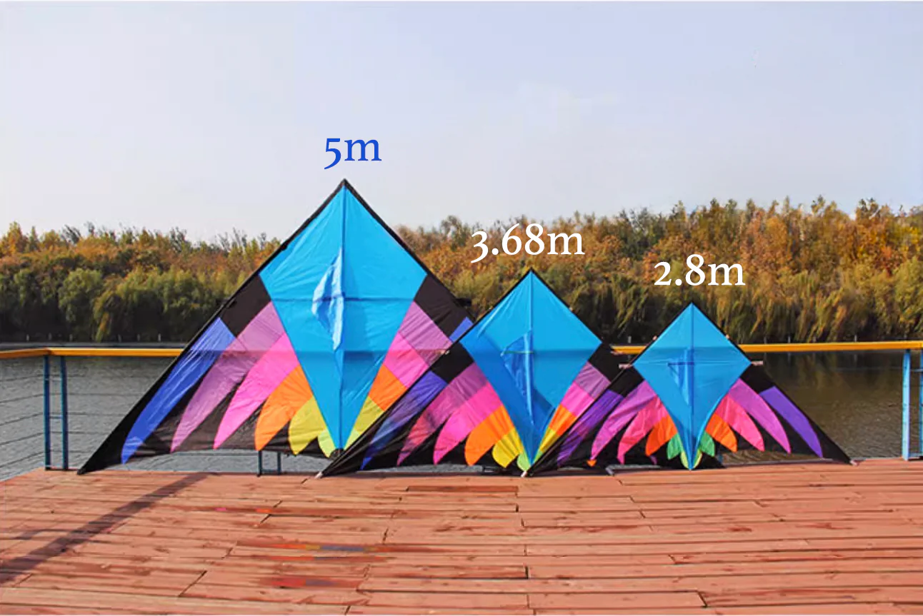 2.8m Giant Blue Rider Delta Kite